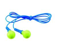 3M E-A-R Push-In, avec cordelette, avec manche, par paire en sachet polyéthylène, SNR = 38 dB, EX01020 x400 morceau