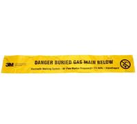 3M Electronic Marking System (EMS) bande de marquage d'avertissement 7905-XT, jaune, 152 mm, gaz, 152 m, 1 paquet/unité d'emballage x1 morceau