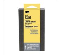 3M Éponge Abrasive pour cloisons sèches Grande Surface Fine/Moyenne 12,4 x 7,3 x 2,5 cm Noir - 9095NA