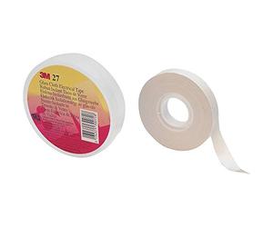 3M FE510085544 SCOTCH27U-12X20 Ruban adhésif tissu Scotch 27 Blanc (L x l) 20 m x 12 mm