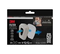 3M Filtre à particules P3R 5935 – 2 paires + 1 paire supports 501 – pour particules solides/liquides