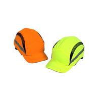 3M First Base 3 Classic - Casquette antichoc de couleur orange - visière courte 55 mm, EN812 x20 morceau