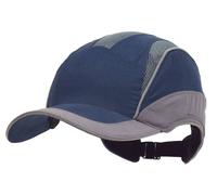3M First Base 3 Elite - Casquette antichoc bleu marine/grise - visière standard 70 mm, EN812 x20 morceau