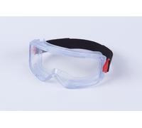 3M GoggleGear 3000 Lunettes-masque, gainage de protection en PVC, écran anti-buée transparent Scotchgard, bandeau textile Premium, GG3101-SGAF EU x10 morceau