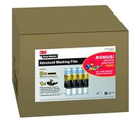 3M Hand-Masker Film de Masquage Avancé, Transparent, PACK PROMOTIONNEL, 8 Rouleaux, 251 cm x 27,4 m + Kit de démarrage GRATUIT