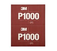 3M Hookit Bande abrasive flexible, brun, 140 mm x 171 mm, P1000, 25 pièces / boîte x5 morceau