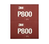 3M Hookit Bande abrasive flexible, brun, 140 mm x 171 mm, P800, 25 pièces / boîte x1 morceau