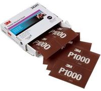 3M™ Hookit™ Bande abrasive flexible P1000, 140 mm x 171 mm - Abrasifs pour un traitement précis des surfaces | Carton (1 paquet)
