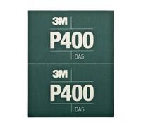 3M Hookit Bande abrasive flexible, vert, 140 mm x 171 mm, P400, 25 pièces / boîte x1 morceau