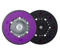 3M Hookit Direct Flow II Plateau de support universel multi-trous, standard, gris, 150 mm x1 morceau