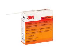 3M HSR 3000 Gaine thermorétractable à paroi mince en rouleau, blanche, 3/1 mm, 10 m x45 morceau