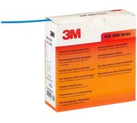 3M HSR 3000 Gaine thermorétractable à paroi mince en rouleau, bleue, 3/1 mm, 10 m x3 morceau
