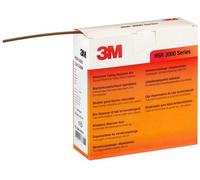 3M™ HSR 3000 Gaine thermorétractable à paroi mince en rouleau, marron, 3/1 mm, 10 m, boîte distributrice | Paquet (1 rouleau)