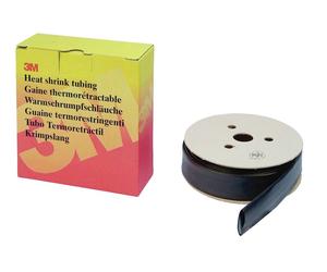 3M HSR Gaine thermorétractable à paroi mince en rouleau, noire, 19/9,5 mm, 5 m x5 morceau