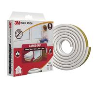 3M Joint d’isolation mousse classique, 6 m, blanc, pour grands interstices jusqu’à 6 mm - joint adhésif fenêtres et portes, coupe-froid, protection froid, chaleur, poussière, bruit, vent
