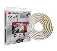 3M Joint d’isolation mousse premium, 6 m, blanc, pour grands interstices jusqu’à 6,5 mm - joint adhésif fenêtres et portes, haute résistance, résistant UV, performance durable
