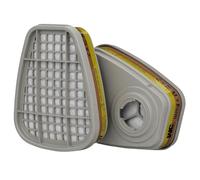 3M K6075 GT-5000-8401-4 Sachet de 2 Filtres anti-gaz A1 Vapeurs organiques/Formaldéhyde