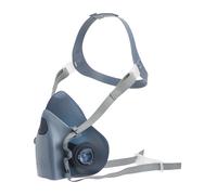 3M Demi-masque 7500 Series en silicone avec soupape Cool Flow – Bleu L