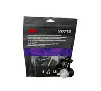 3M Tête de buse haute performance pour godet gravité Performance Gravity HVLP Atomizing Head Refill Kit 26718, Clear, 1.8 (Pack=5pcs) x1 morceau