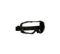 3M Lunettes de sécurité GoggleGear série 6000, coque noire, revêtement anti-buée Scotchgard, verres transparents anti-rayures
