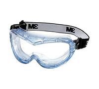 3M Fahrenheit Lunettes de protection AS/AF/UV, PC, claires, ventilation indirecte, serre-tête en nylon, sac en microfibres FheitAF inclus (anti-buée) x1 morceau