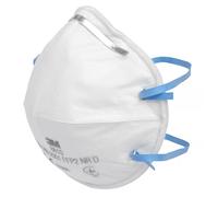 3M Masque anti poussière FFP2 avec coque - Sans soupape - Blanc