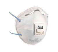 3M Masque protection pour outillages et ponçage manuel 8822, FFP2, avec soupape, 10/PK