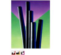 3M MDT-A Gaine thermorétractable à paroi moyenne avec adhésif, noir, 27/8 mm, 1 m x3 morceau