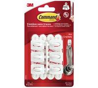 3M Mini-crochet, plastique, taille: S, blanc