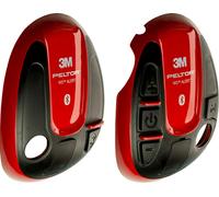 3M PELTOR Caches pour casque WS ALERT, rouge, 1 paire (gauche%2droite), 210300-664-RD/1 x1 morceau