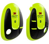 3M PELTOR Caches pour casque WS ALERT, vert fluo, 1 paire (gauche%2droite), 210300-664-GB/1 x1 morceau