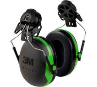 3M Peltor casque antibruit, X1P3E fixation sur casque, vert, SNR = 26 dB avec adaptateur de casque P3E (pour tous les casques 3M, sauf G2000) x1 morceau