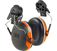 3M PELTOR casque antibruit, X4P3E fixation pour casque, orange, SNR = 32 dB avec adaptateur pour casque P3E (pour tous les casques 3M, sauf G2000) x1 morceau