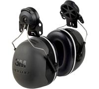3M PELTOR Casque antibruit, X5P3E fixation pour casque, noir, SNR = 36 dB avec adaptateur pour casque P3E incl. Z3AF M-984 Adaptateur Back Plate plaque arrière de casque pour Versaflo M-Série M-100 M-