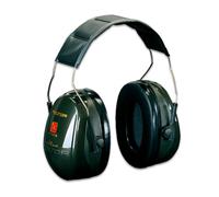 3M PELTOR Optime II Casque antibruit, serre-tête, vert, SNR = 31 dB, H520A x1 morceau