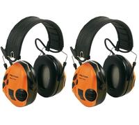 3M PELTOR SportTac - Casque anti-bruit - Protection auditive pour la chasse contre les bruits de fusil - Atténuation 26 dB - 1 x casque antibruit, vert (Lot de 2)