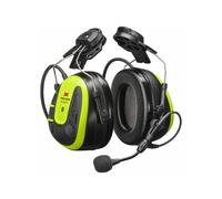 Casque 3M PELTOR WS ALERT X, 30 dB, technologie Bluetooth monopoint, fixation au casque, compatible avec les applications mobiles, jaune vif, MRX21P3E4WS6 x1 morceau