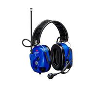 3M PELTOR WS LiteCom PRO III ATEX serre-tête, radio analogique/numérique programmable (403-470 MHz), fonction Bluetooth testé ATEX, SNR = 32 dB, bleu x1 morceau