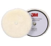 3M™ Perfect-It™ Support de polissage avec peau à polir pour polisseuse excentrique, moyen, blanc, 150 mm (6 in), 34125 | Sachet (1 pièce)
