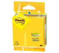 3M Post-it cube 2014UC, 51 mm x 51 mm, ultra jaune, ultra vert, ultra bleu clair, ultra rose, 1 cube à 325 feuilles x12 morceau