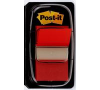3M Post-it Index I680-1, 25,4 mm x 43,2 mm, rouge, 1 x 50 bandes adhésives en distributeur x36 morceau