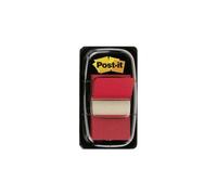 3M Post-it Index I680-1, 25,4 mm x 43,2 mm, rouge, 1 x 50 bandes adhésives en distributeur x36 morceau