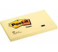 3M Post-it Notes 655, 127 mm x 76 mm, jaune, 1Pack = 12x 1 bloc à 100 feuilles x12 morceau