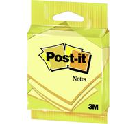 3M Post-it Notes 6820GB, 76 mm x 76 mm, jaune, 1 bloc de 100 feuilles x12 morceau