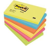 3M Post-it Notes Rainbow lot 655TFEN, 127x76 mm, 6 couleurs G
