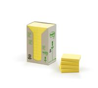 3M Post-it Recycling Notes 653-1T, 51 mm x 38 mm, jaune, 24 blocs de 100 feuilles x12 morceau