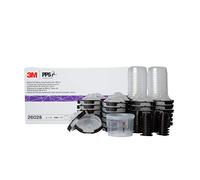 3M PPS 2.0 Pistolet pulvérisateur, kit de couvercles et doublures, 26028, Micro, Filtre de 200 microns, Utilisation pour Voitures, Meubles, Maison et Plus Encore, 1 Mini Pot de Peinture, 50