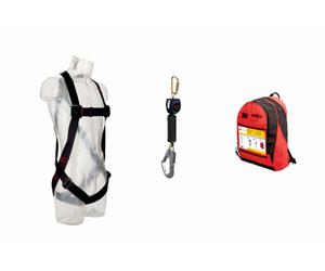 3M PROTECTA Premium Set, harnais de sécurité 1 point (1161601), appareil antichute (3101461), sac à dos (9513331), M/L x1 morceau