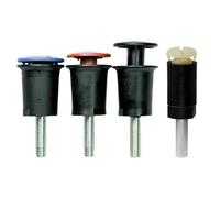 3M Roloc Mandrin ZR-AC avec tige de 6,0 mm, rouge, pour épaisseur de disque jusqu'à 6,35 mm #09991 x1 morceau