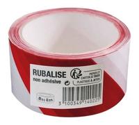 3M - Rouleau rubalise - Blanc et rouge - 48 mm x 100 m